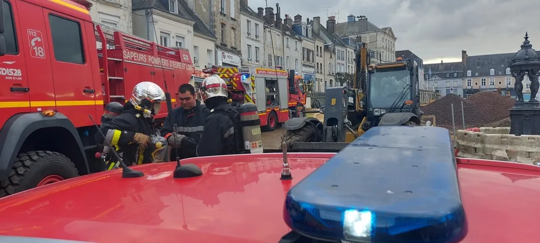 Fuite de gaz à Nogent-le-Rotrou